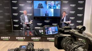 Unibet hybrid event production blended events company wavefx webcast production